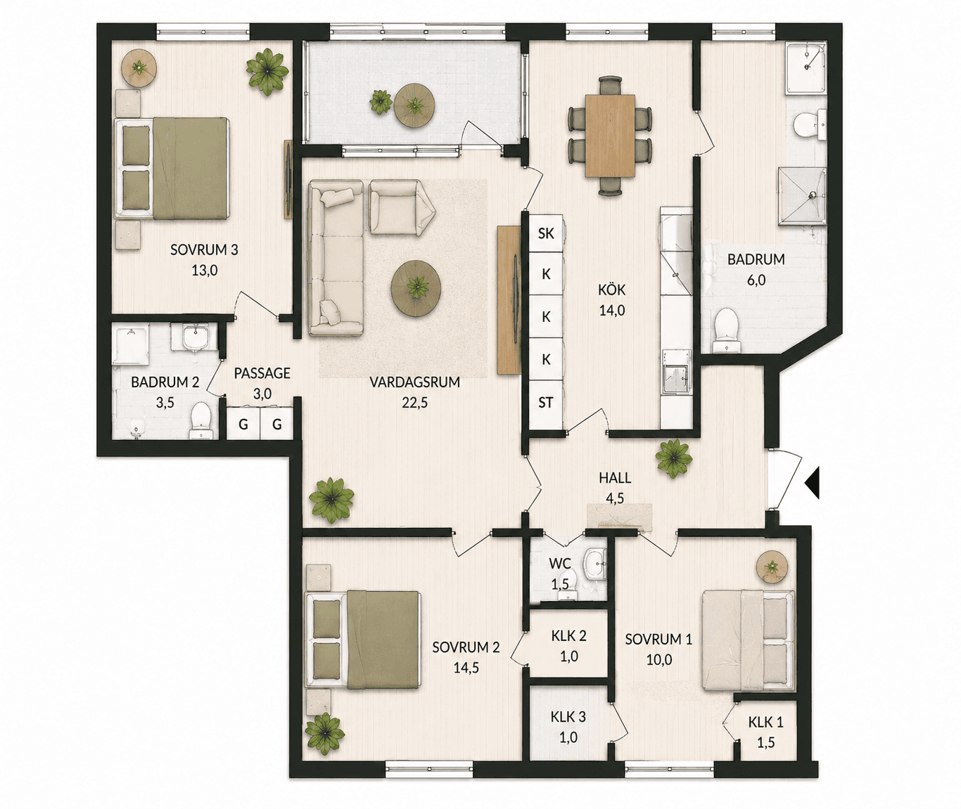 Apartment in Tumba