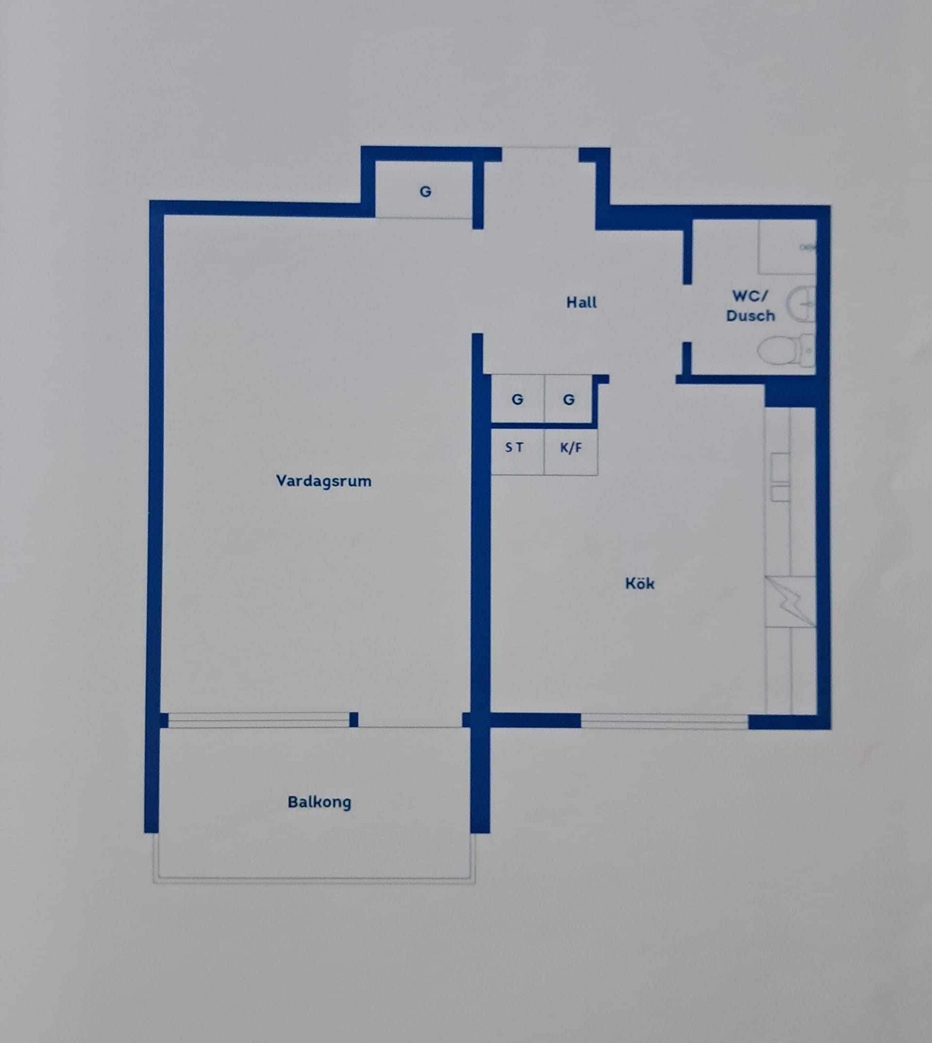 1-room apartment in Kalmar, Runvägen - image 3