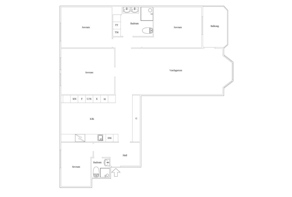 5-room apartment in Malmö, Majorsgatan - image 2 5-room apartment in Malmö, Majorsgatan - image 2