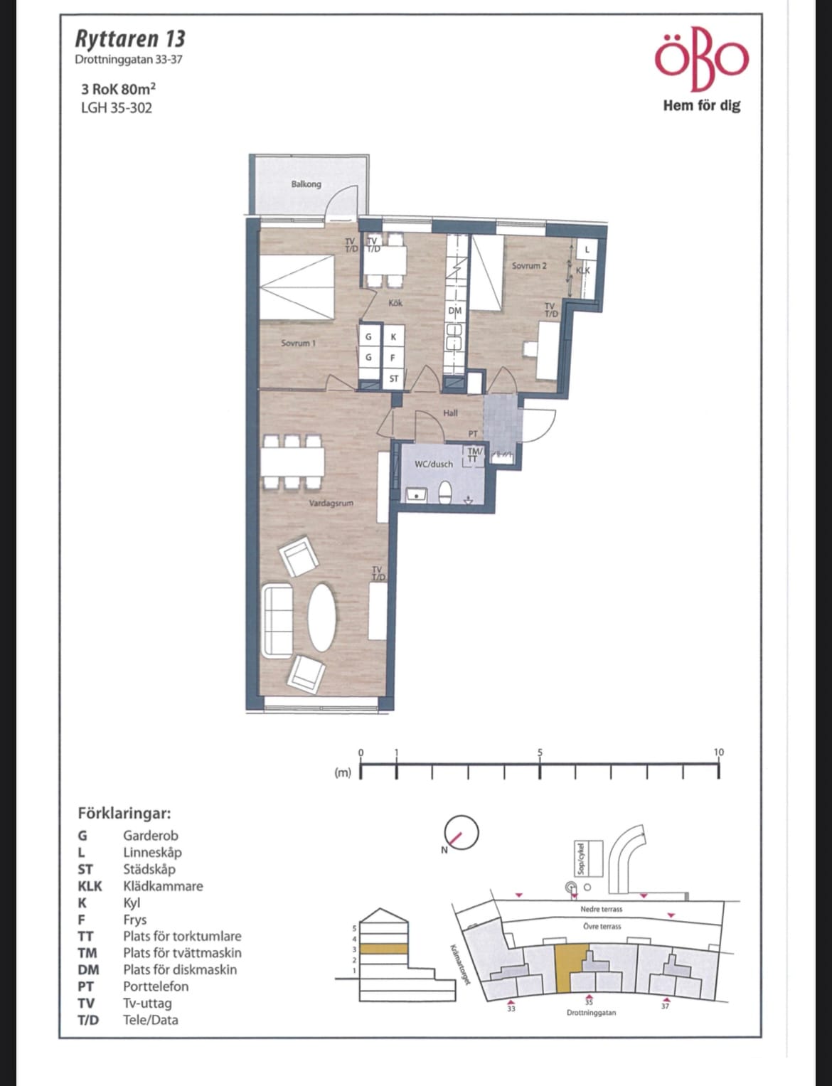 3-room apartment in Örebro, Drottninggatan - image 1 3-room apartment in Örebro, Drottninggatan - image 1