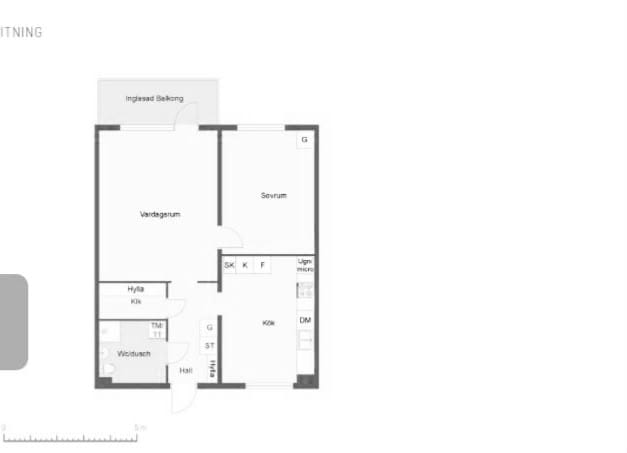 2-rum lägenhet i Märsta, Odensalavägen - bild 1 2-rum lägenhet i Märsta, Odensalavägen - bild 1